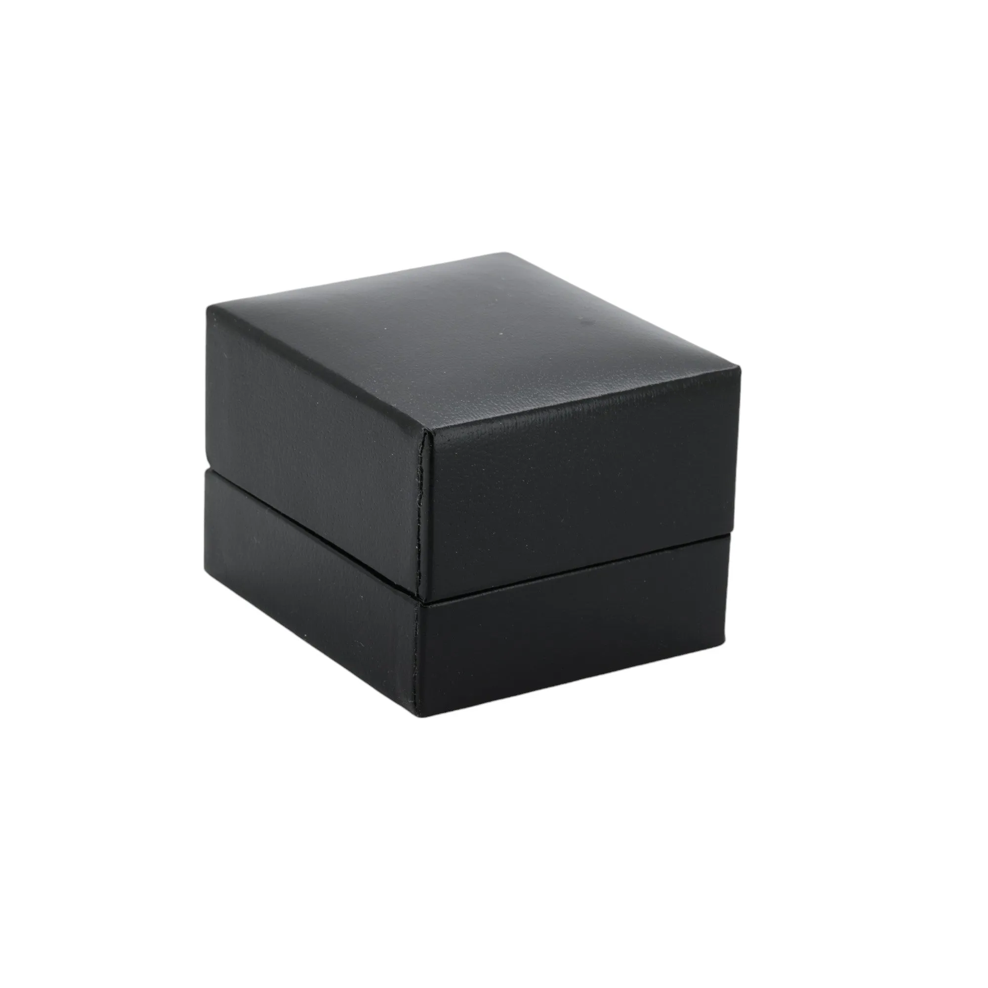 🆕📦 Leatherette Box with Ring Slot. Inner Leatherette (Black Outer, White Inner)