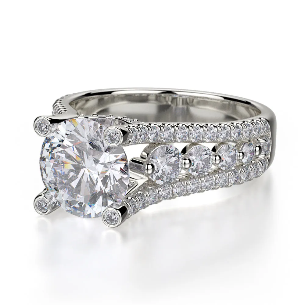 0.86ctw Diamond Engagement Ring