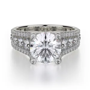 0.86ctw Diamond Engagement Ring