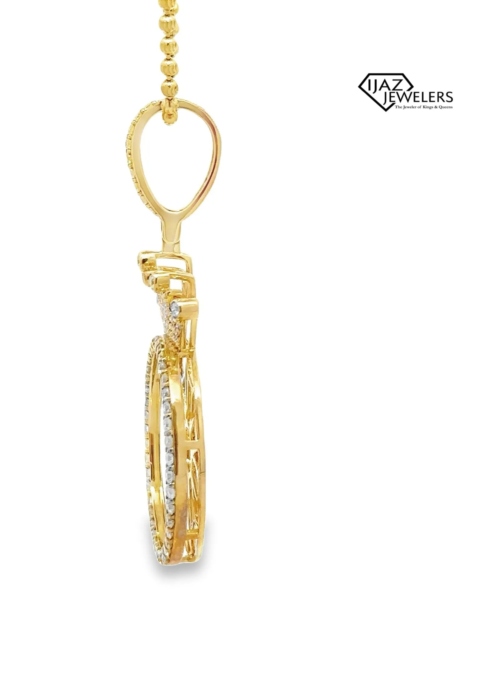 10K Gold 1.49 CTW Diamond Picture Charm