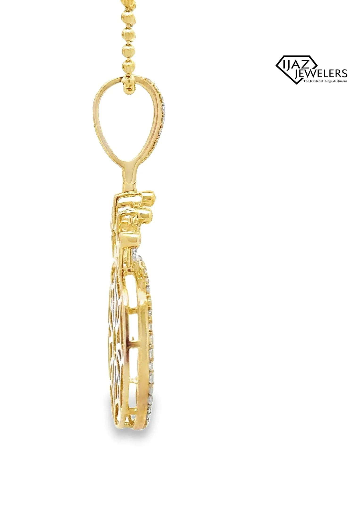 10K Gold 1.49 CTW Diamond Picture Charm