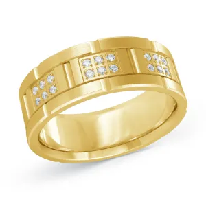 14K Yellow Gold Ring from the Executif Collection by Malo - FJMD-084-8Y