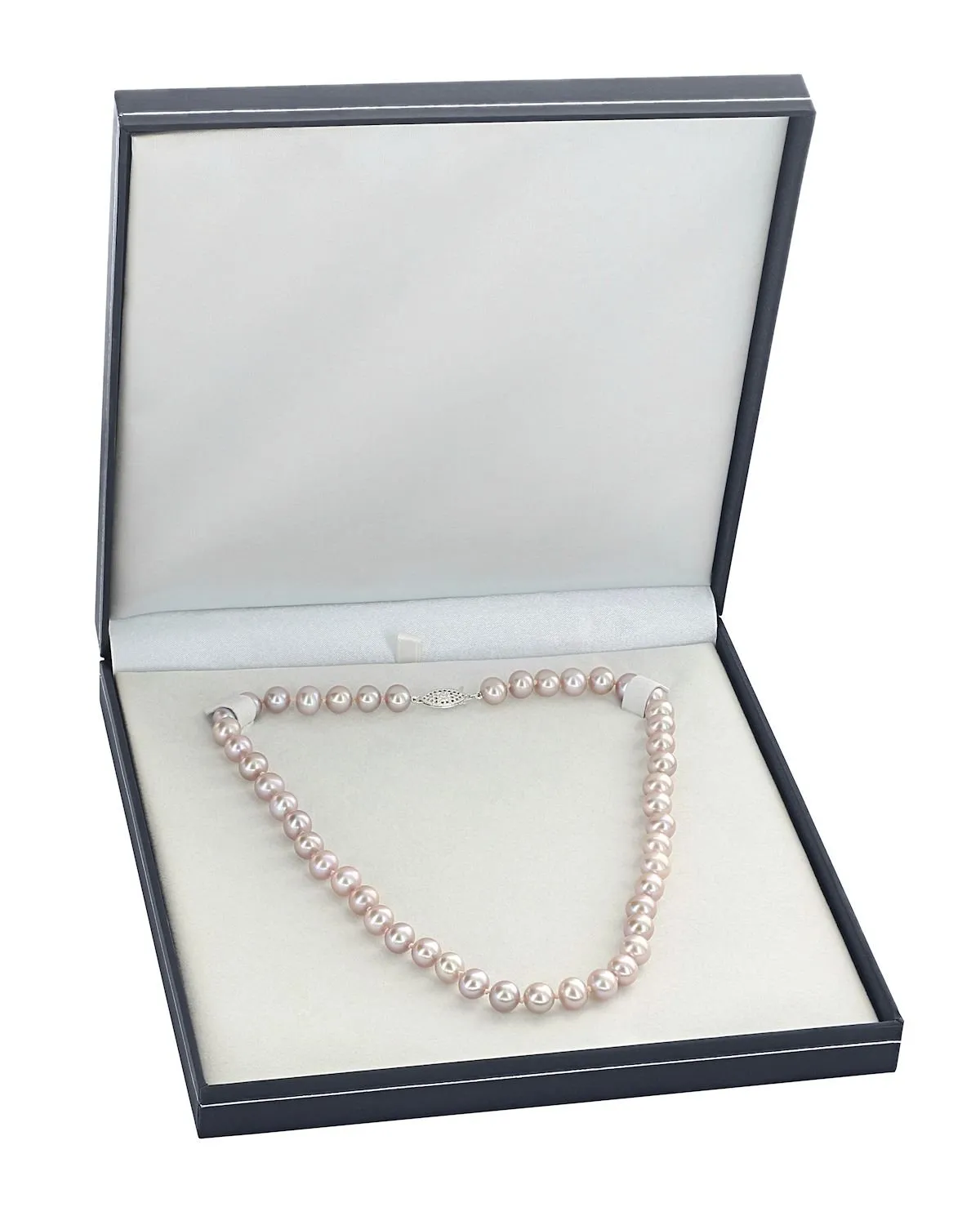 8.0-8.5mm Peach Freshwater Pearl Necklace - AAA Quality