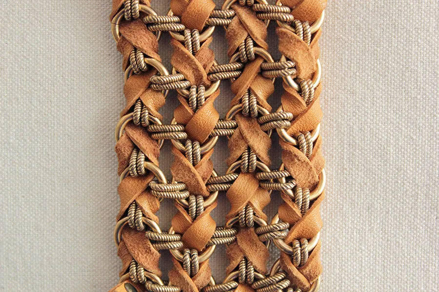 ACB Crossweave Buckle Bracelet | Tan