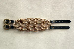 ACB Double Chain Bracelet | Black