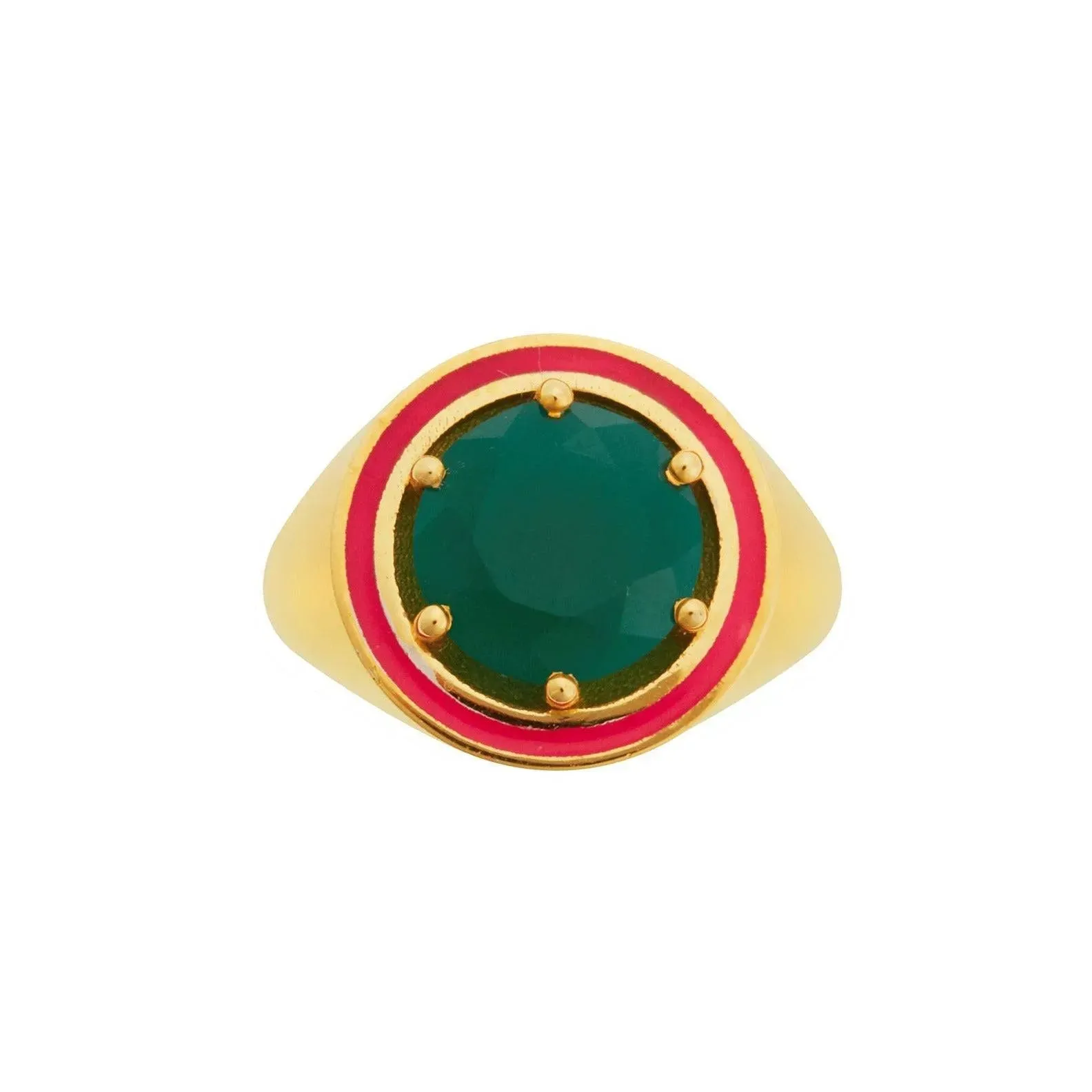 Agate Chevalier Ring