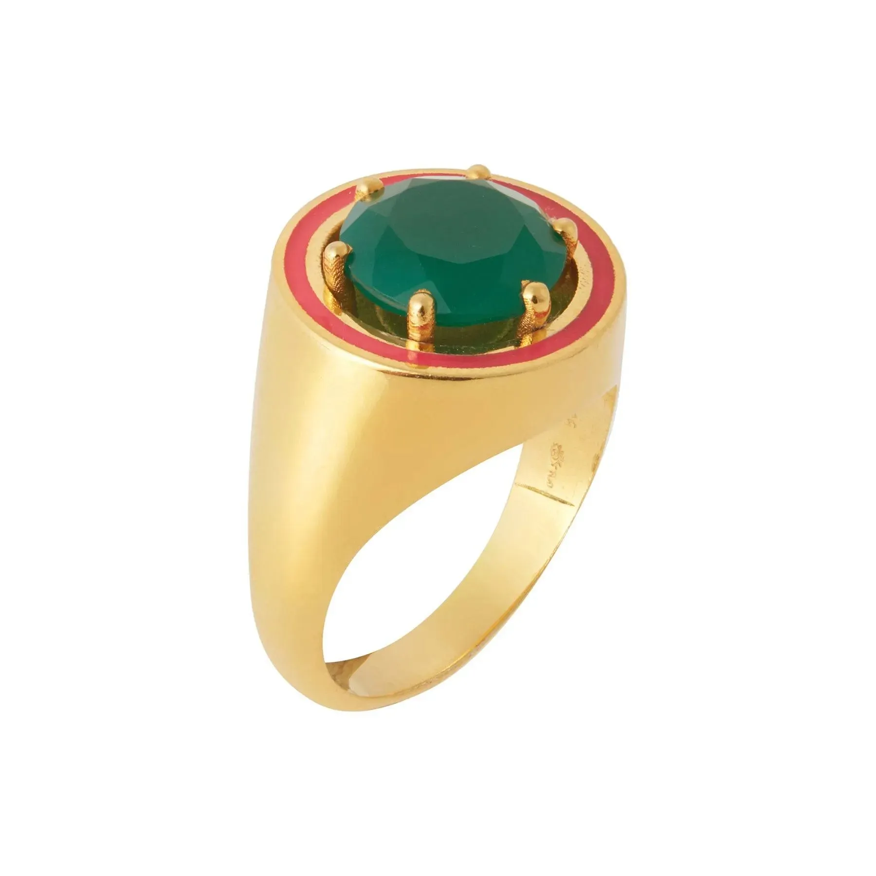 Agate Chevalier Ring