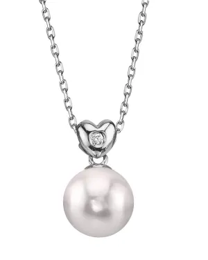 Akoya Pearl & Diamond Lev Pendant