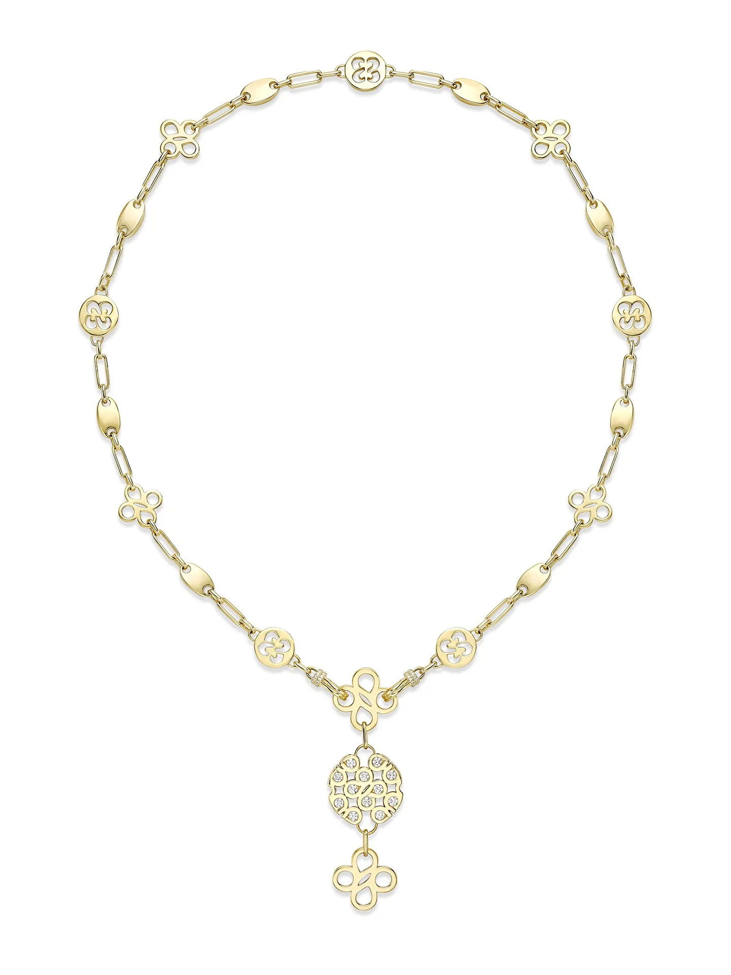 Be Bold Yellow Gold Diamond Necklace