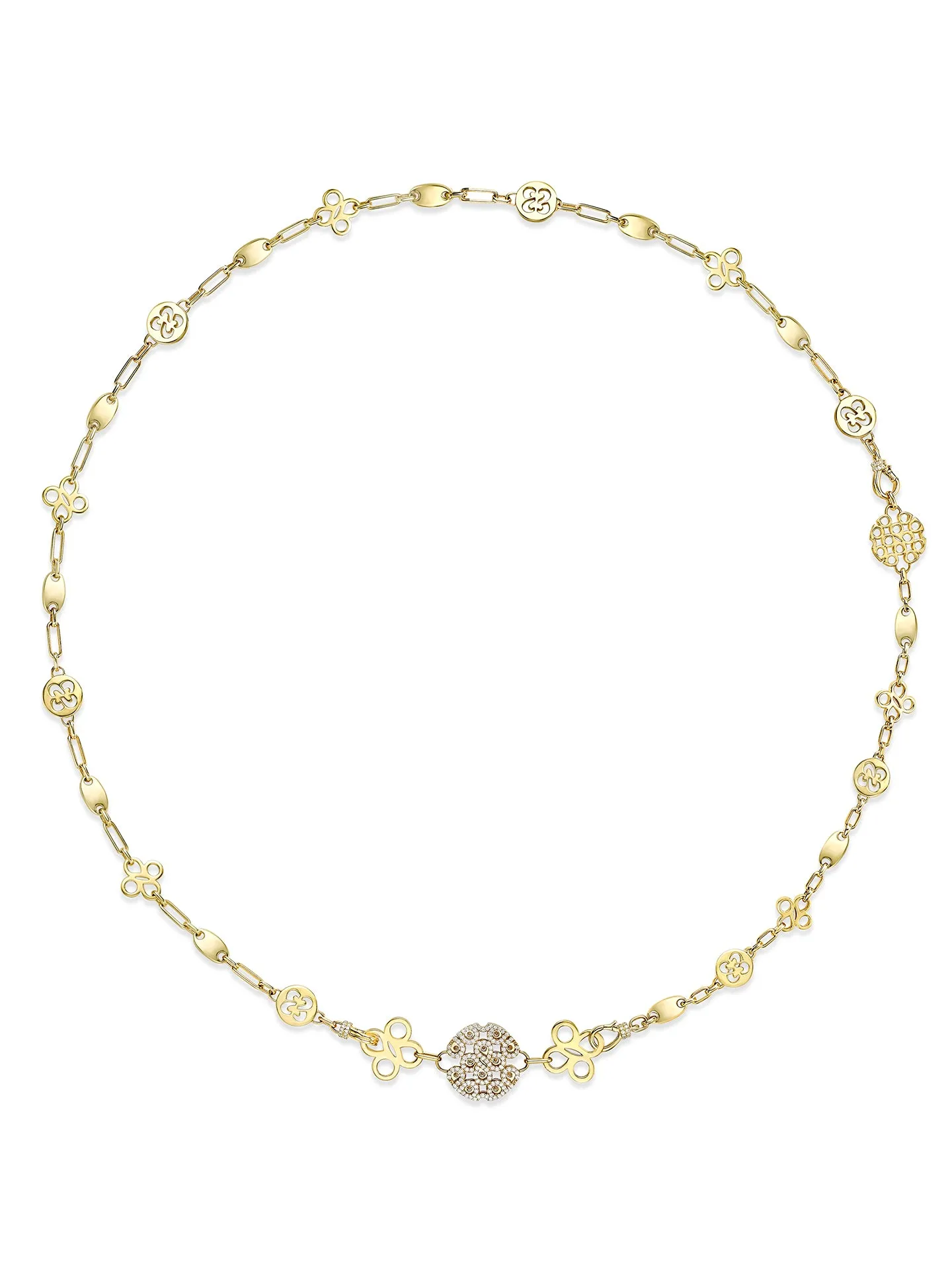 Be Bold Yellow Gold Diamond Necklace