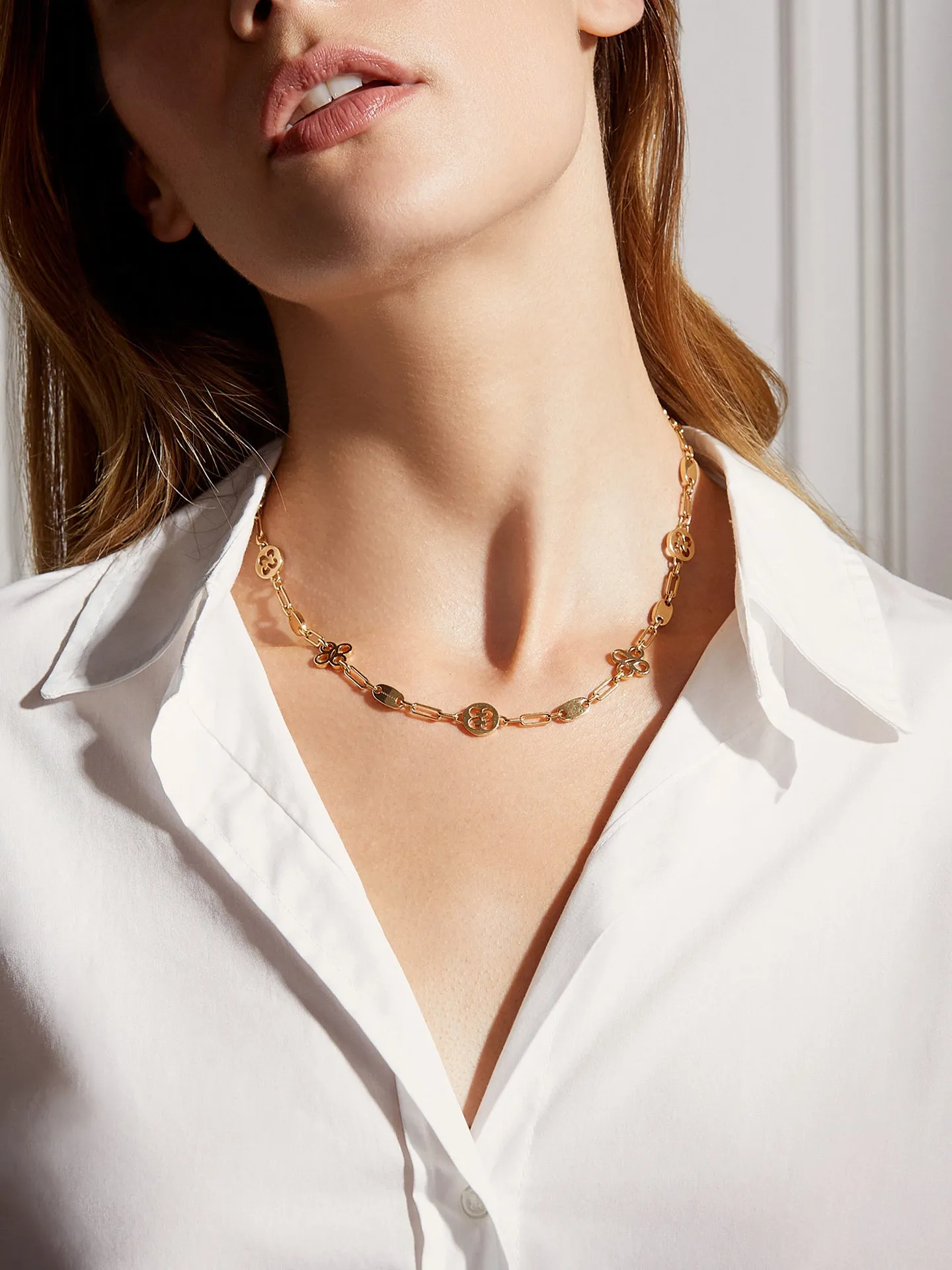 Be Bold Yellow Gold Diamond Necklace