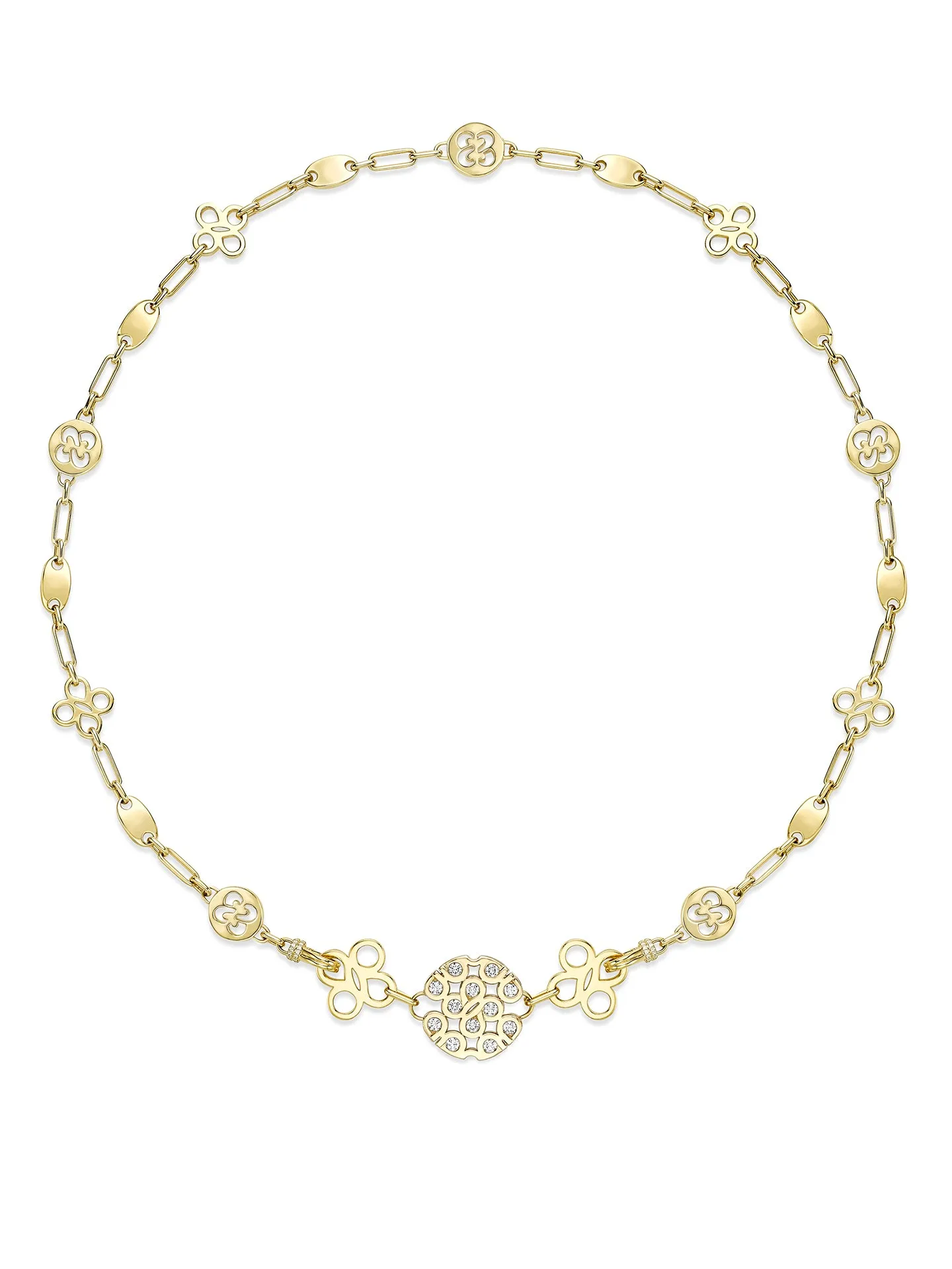 Be Bold Yellow Gold Diamond Necklace