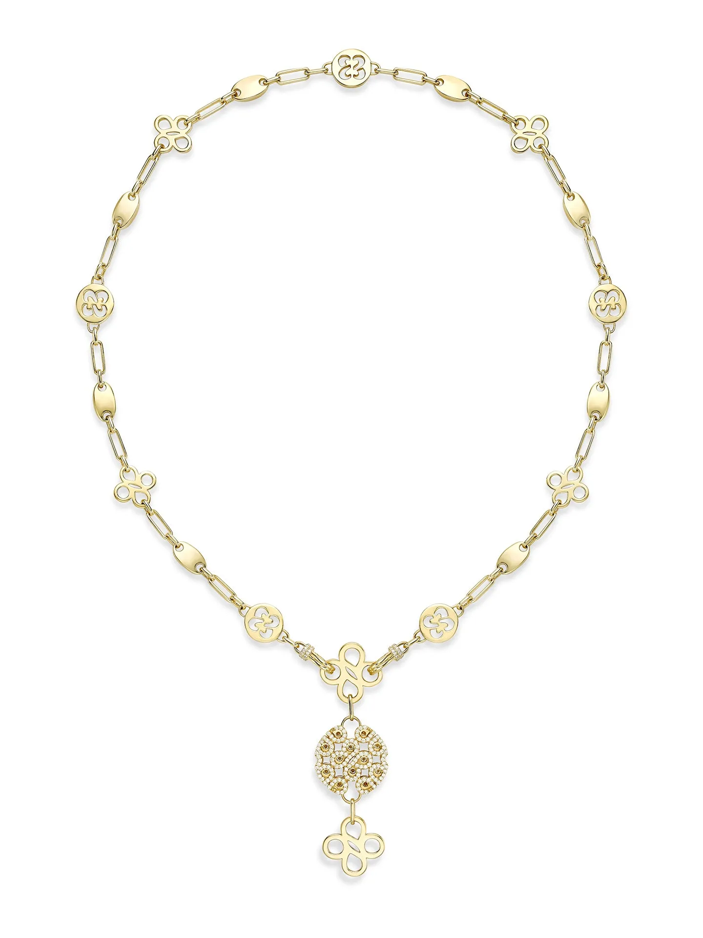 Be Bold Yellow Gold Diamond Necklace