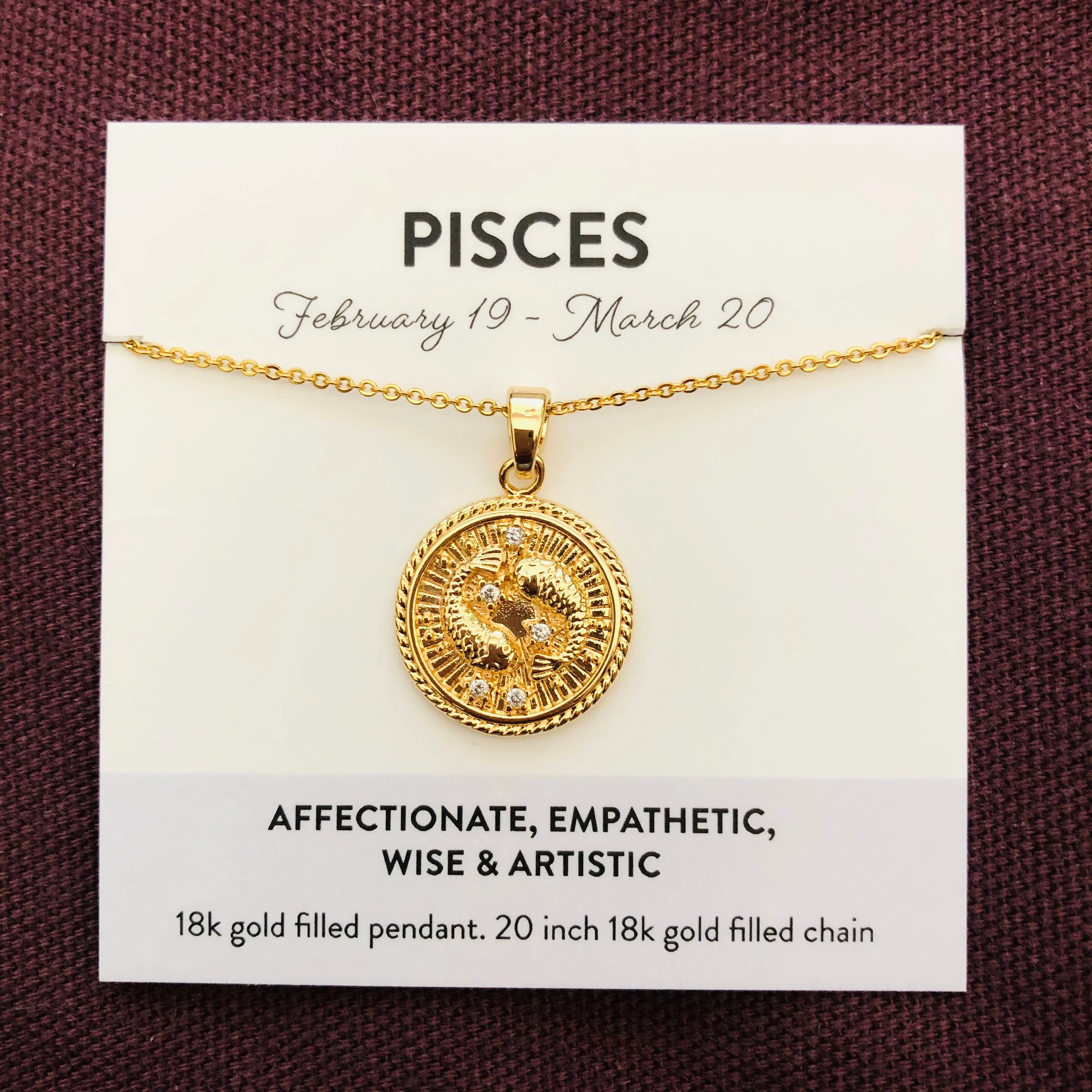 Bec Platt Zodiac Necklaces - Gold Various