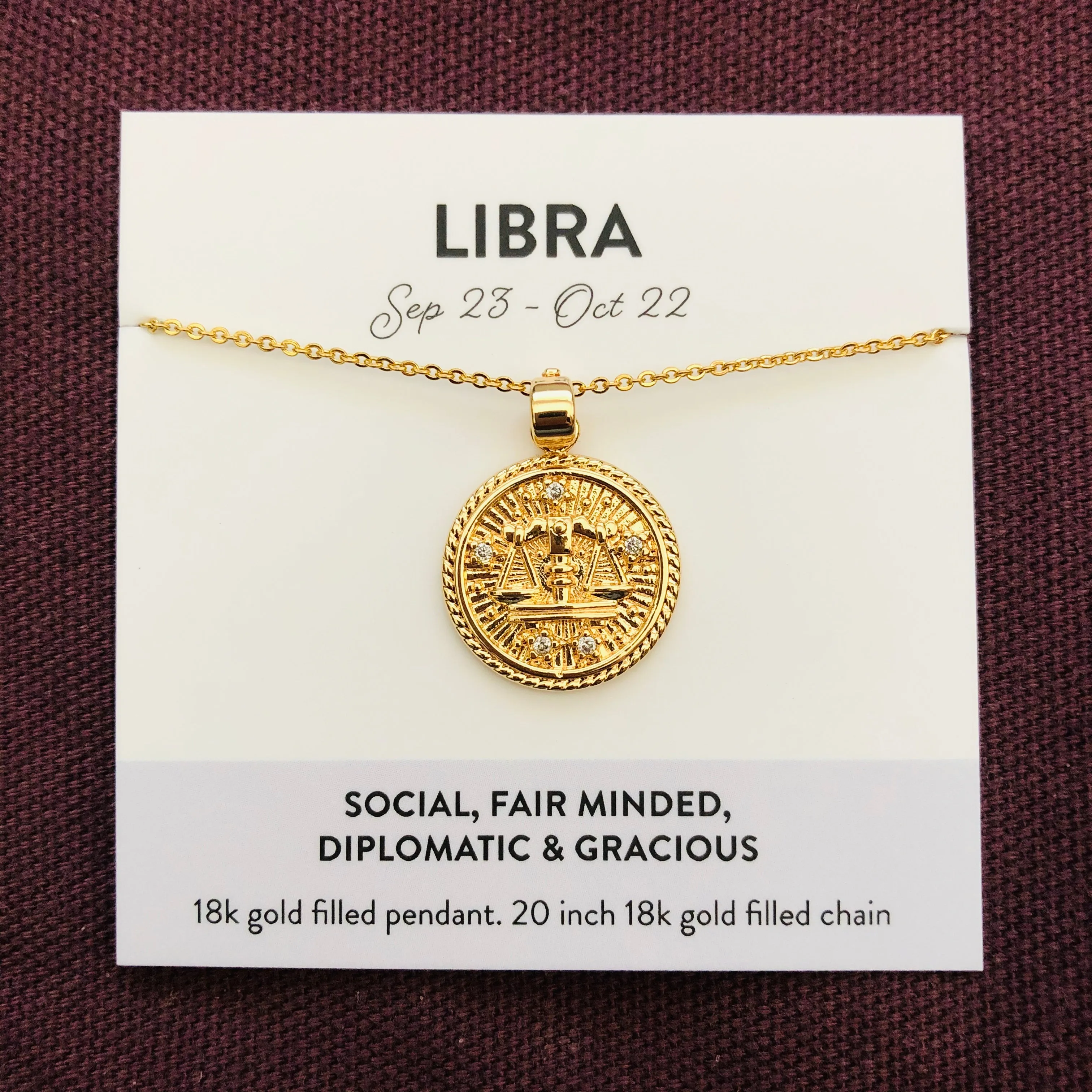 Bec Platt Zodiac Necklaces - Gold Various