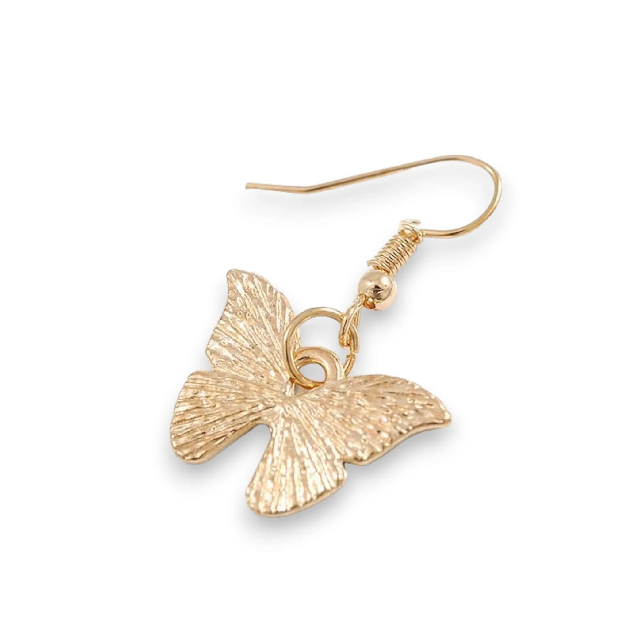 Black Charming Butterfly Dangling Earrings