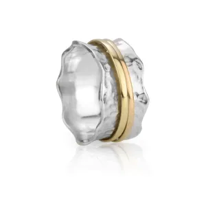 Breeze Gold Fidget Ring