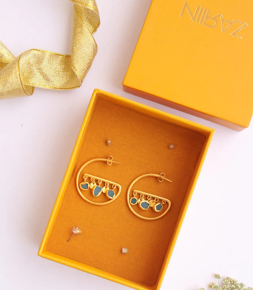 Charming Tales Hoop Earrings