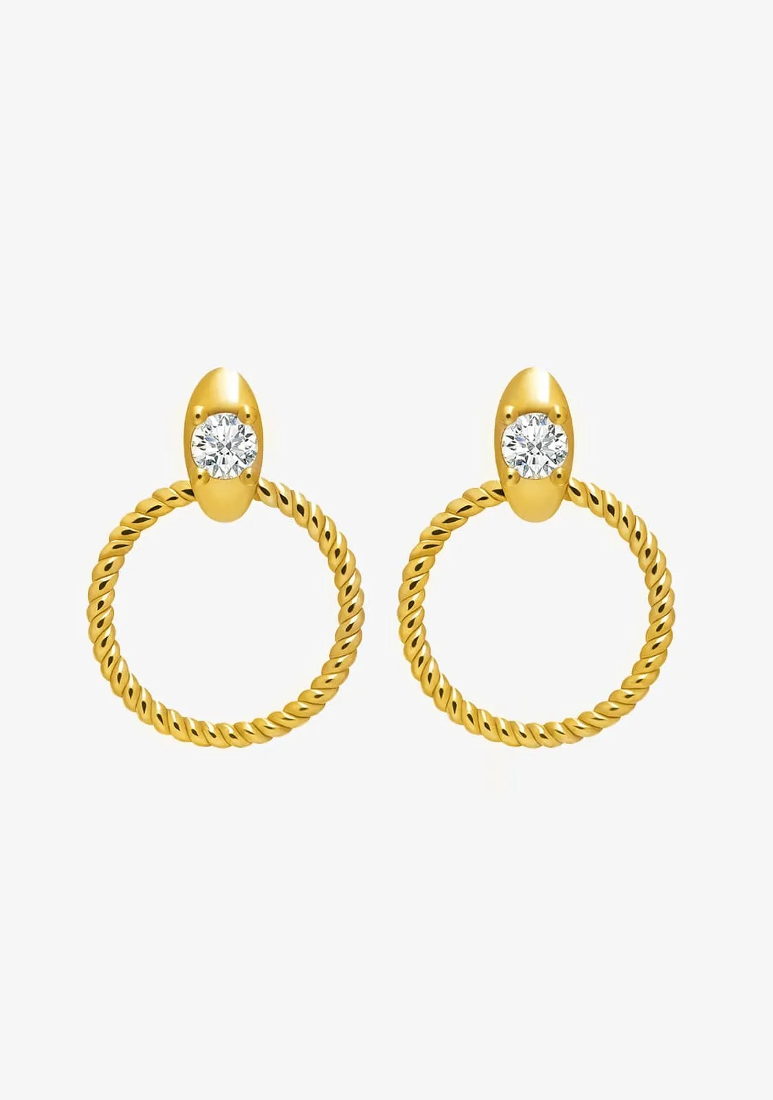 Circolare Earrings Gold