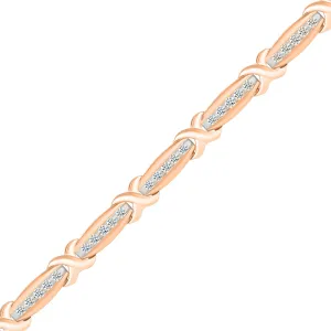 Classy Deco Diamond Bracelet