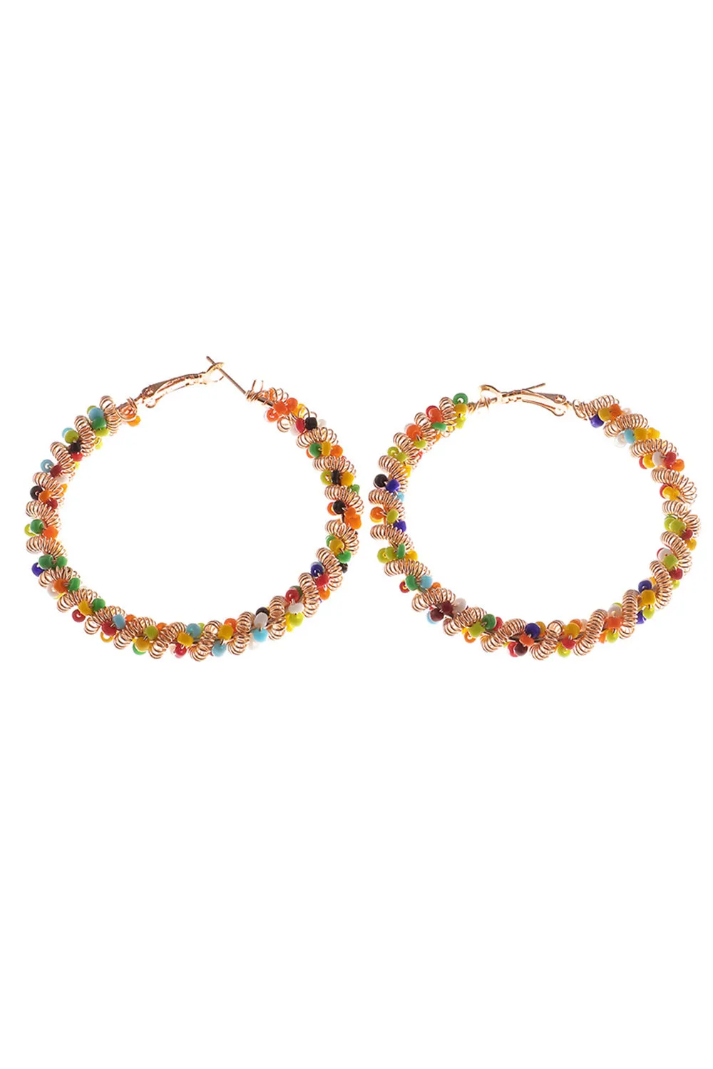 Colorful Loop Boho Style Earrings