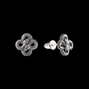 Double Snake Stud Earrings