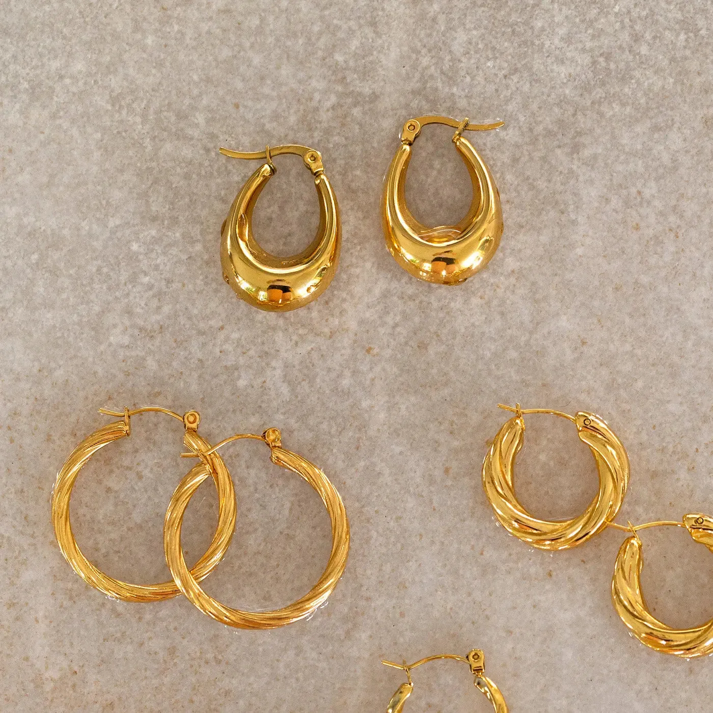 Droplet Hoop Earrings