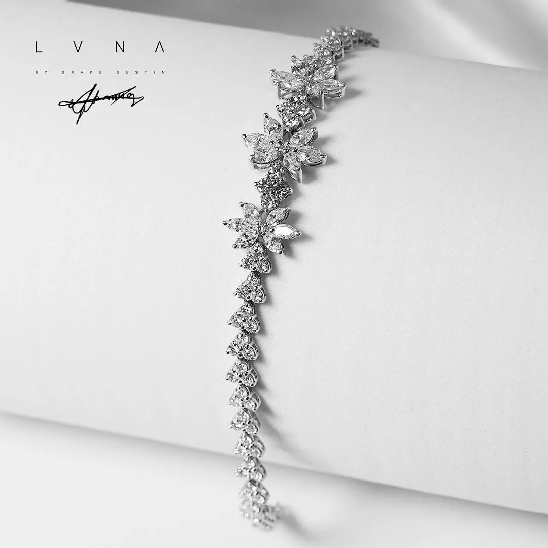 Editor’s Pick | LVNA Signatures™️ Marquise Cluster Diamond Bracelet 18kt