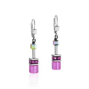 GeoCUBE® Earrings pink