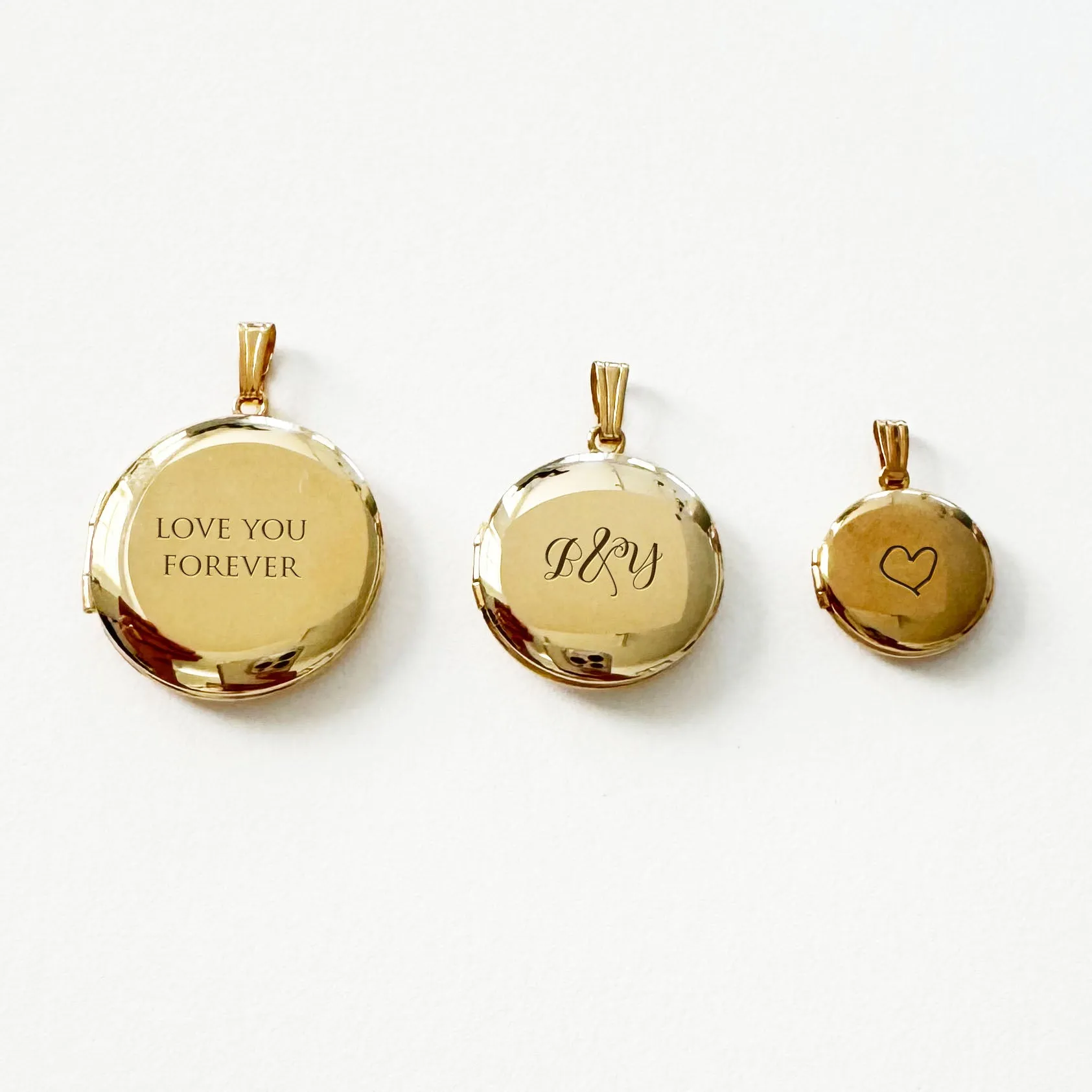 Gold Filled Large Silhouette Locket