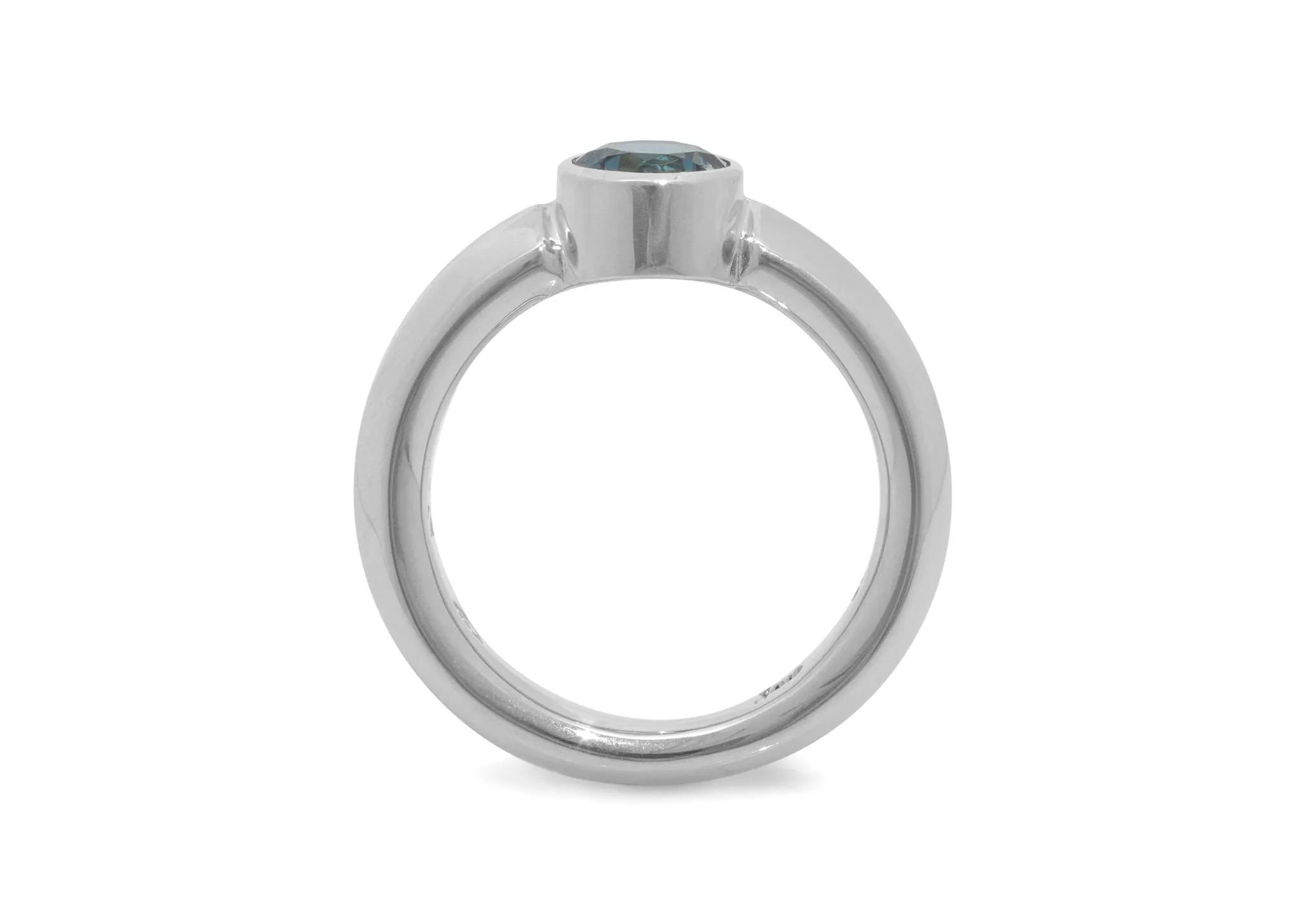 JW105 Gemstone Ring, Sterling Silver