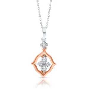 Kallati Eternal Two-Tone Gold Diamond Pendant