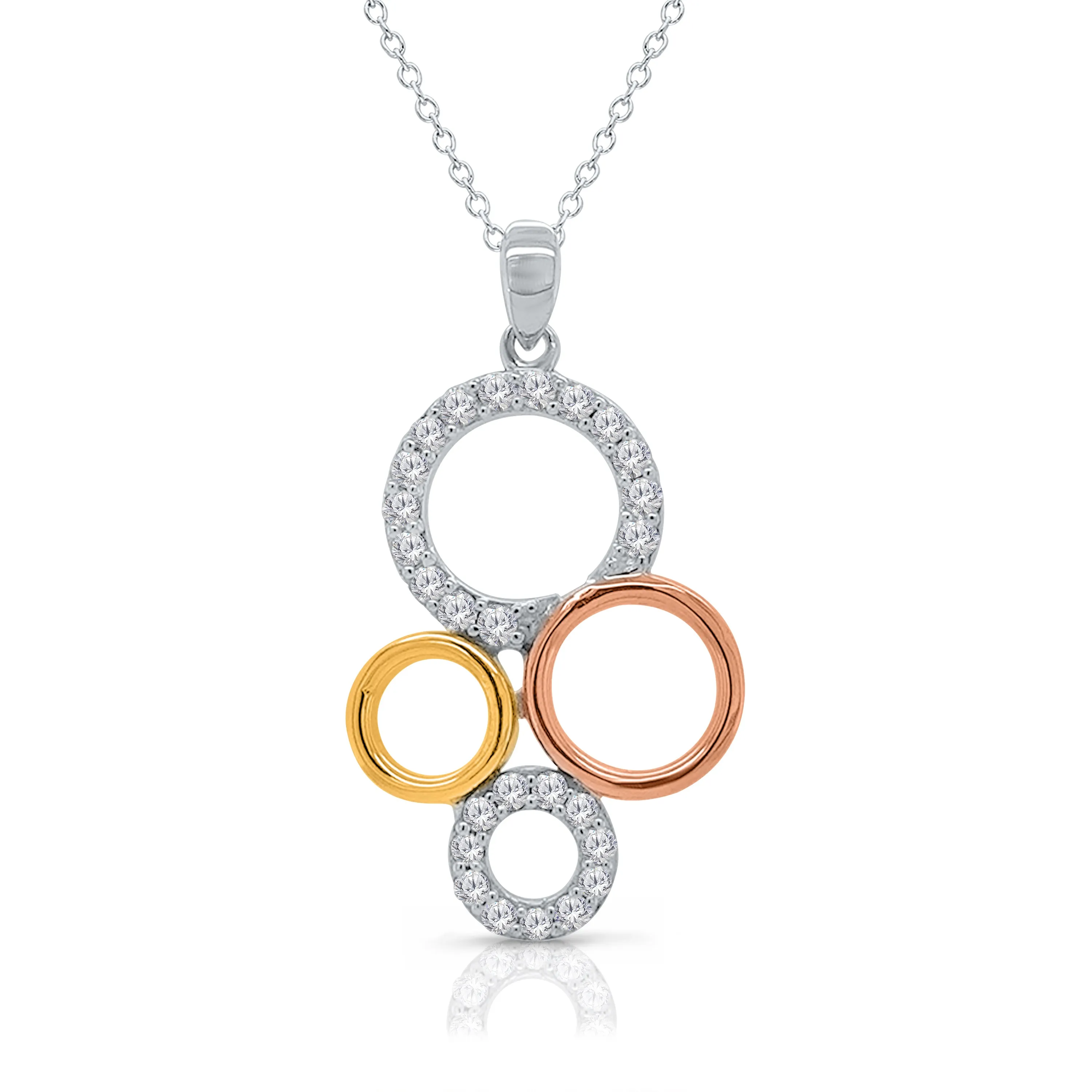 Kallati Eternal Two-Tone Gold Diamond Pendant