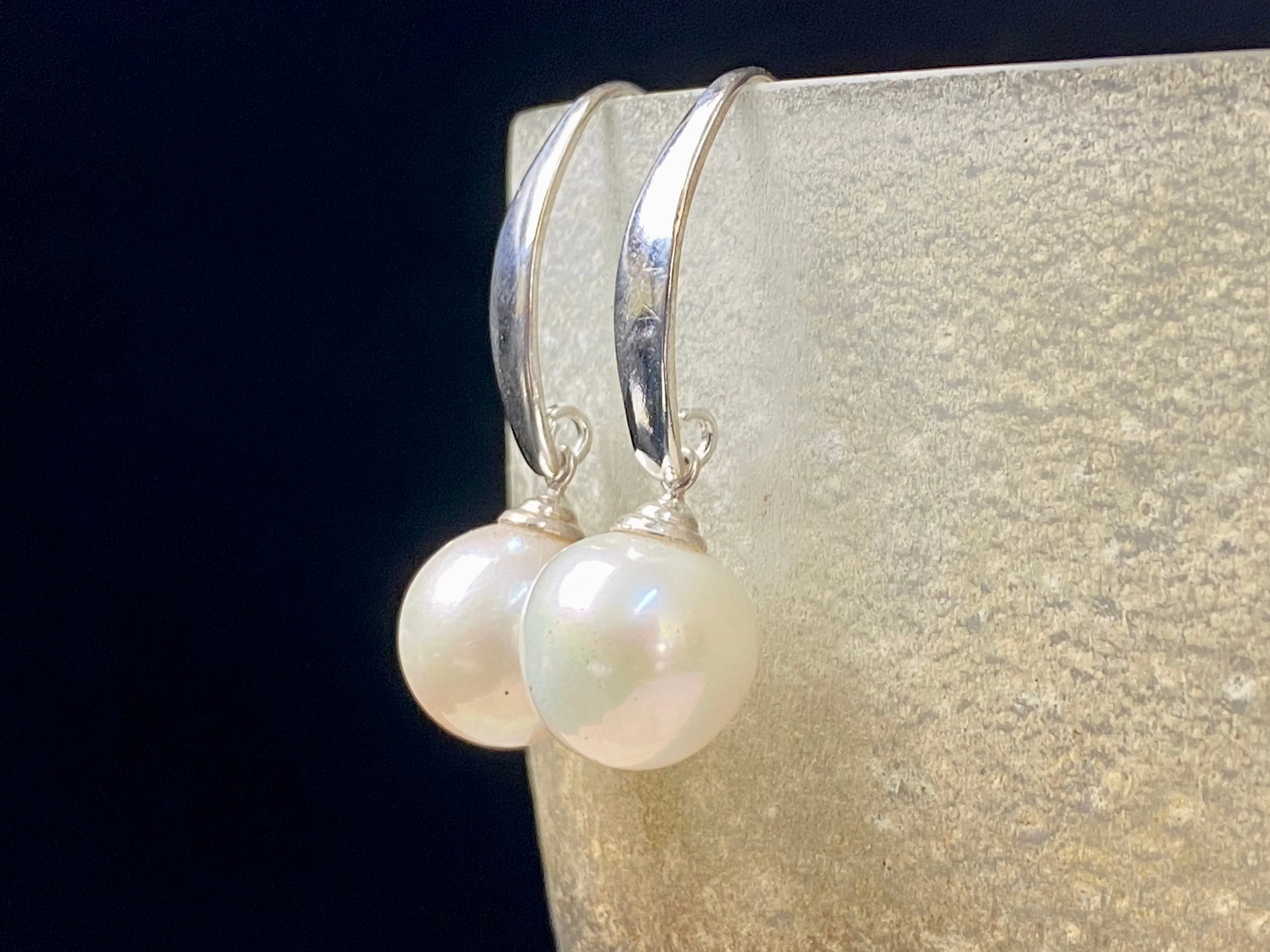 Large Pearl Earrings