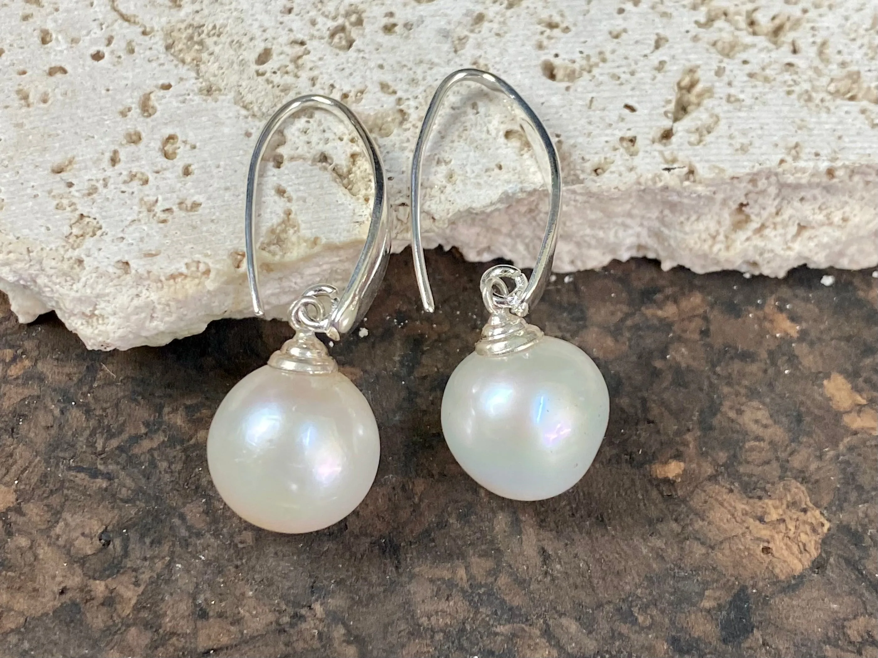 Large Pearl Earrings