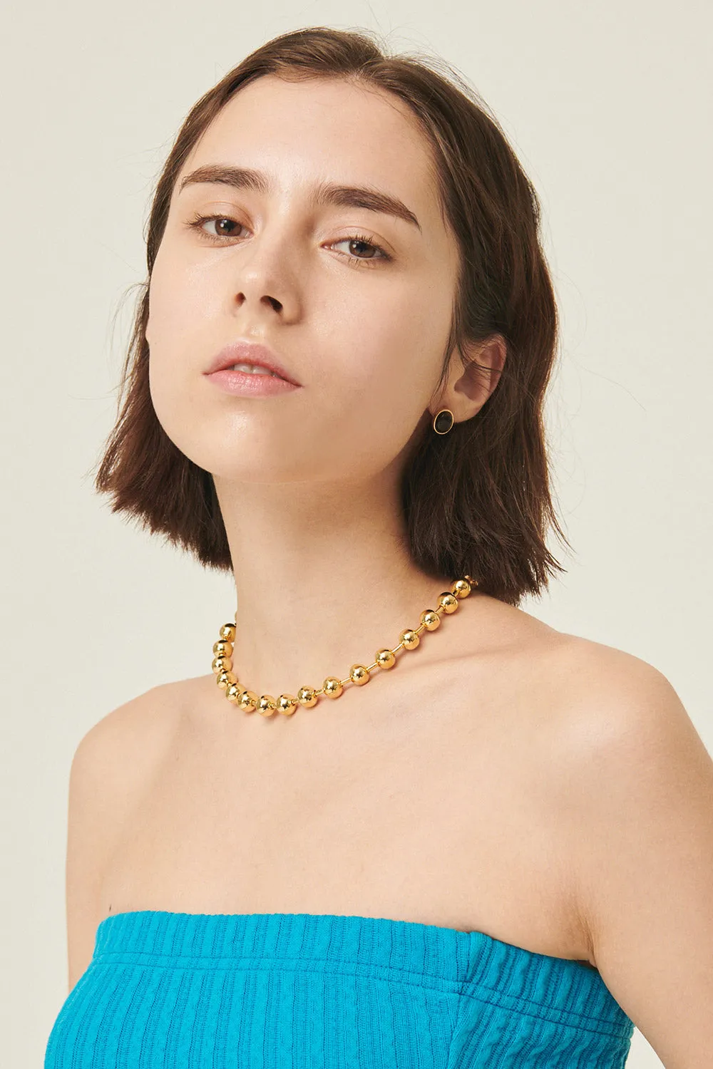 Lorena Bold Ball Chain Necklace