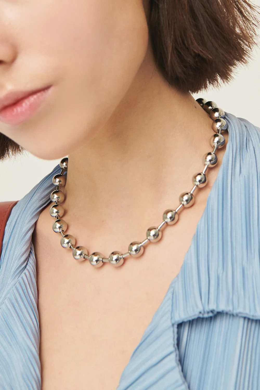 Lorena Bold Ball Chain Necklace