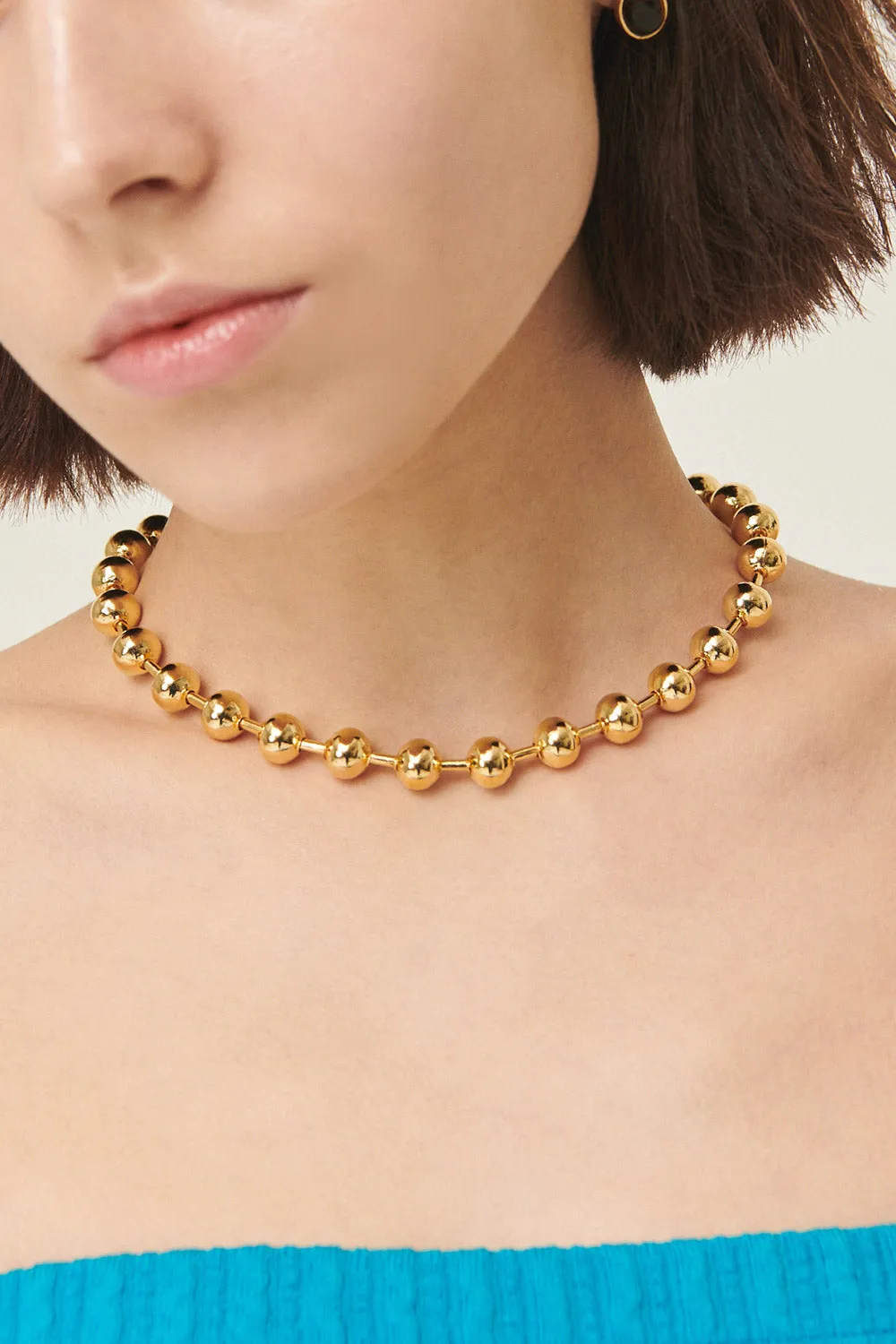 Lorena Bold Ball Chain Necklace