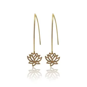 Lotus Flower Earrings