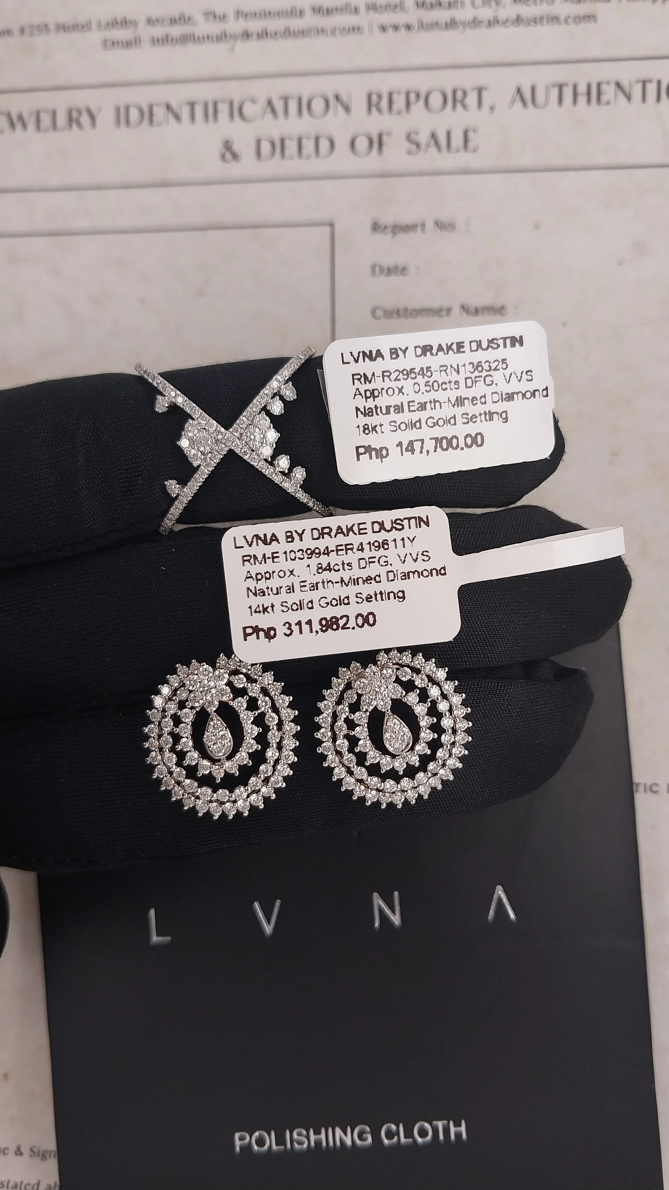 #LVNA2024 | Crossover Statement Diamond Jewelry Set 18kt