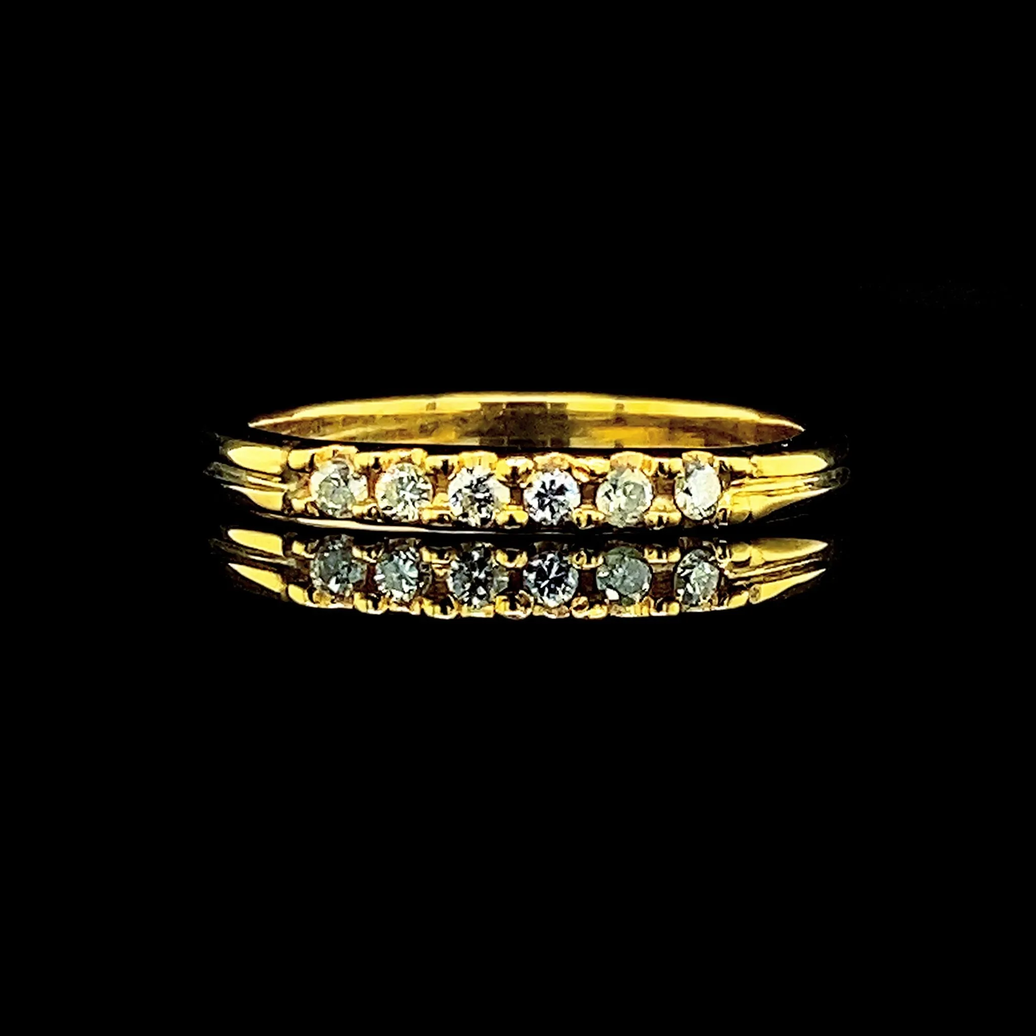 Made-To-Order | Golden Half Eternity Diamond Ring 14kt | #ThePromise