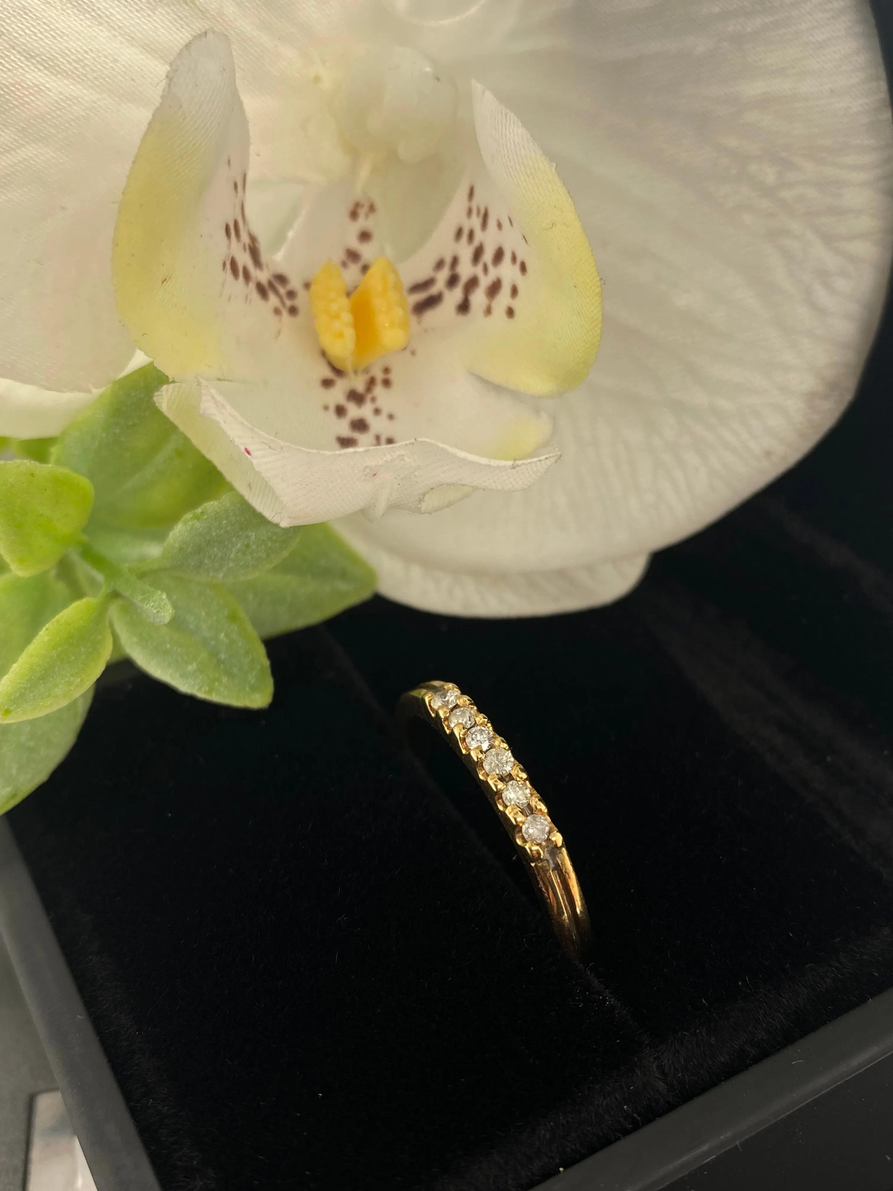 Made-To-Order | Golden Half Eternity Diamond Ring 14kt | #ThePromise