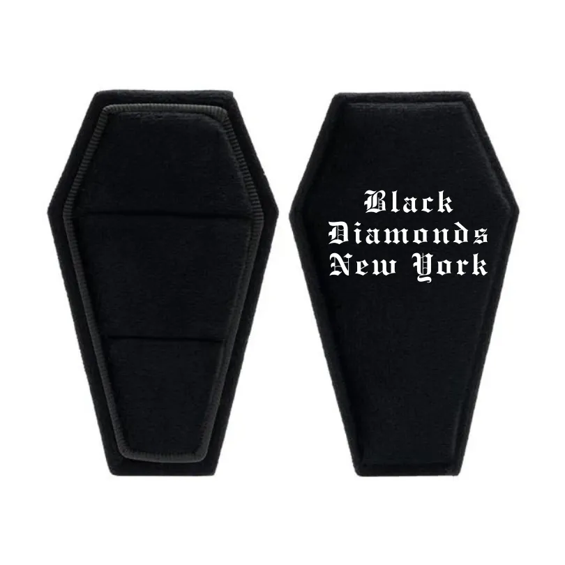 Married Till Buried Personalized Coffin Ring Box