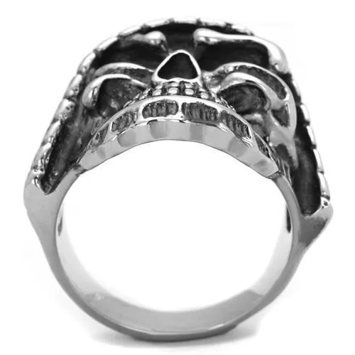 Men Stainless Steel No Stone Rings TK2056