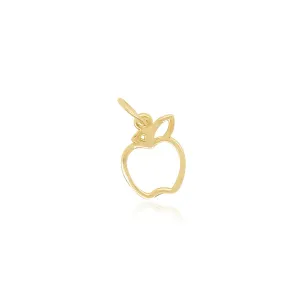 Mini Gold Apple Charm