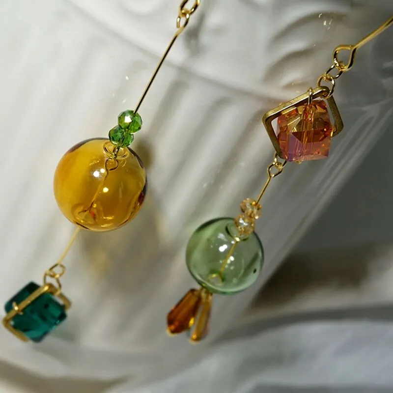 Original Handmade Long Drop Earrings For Women Charming