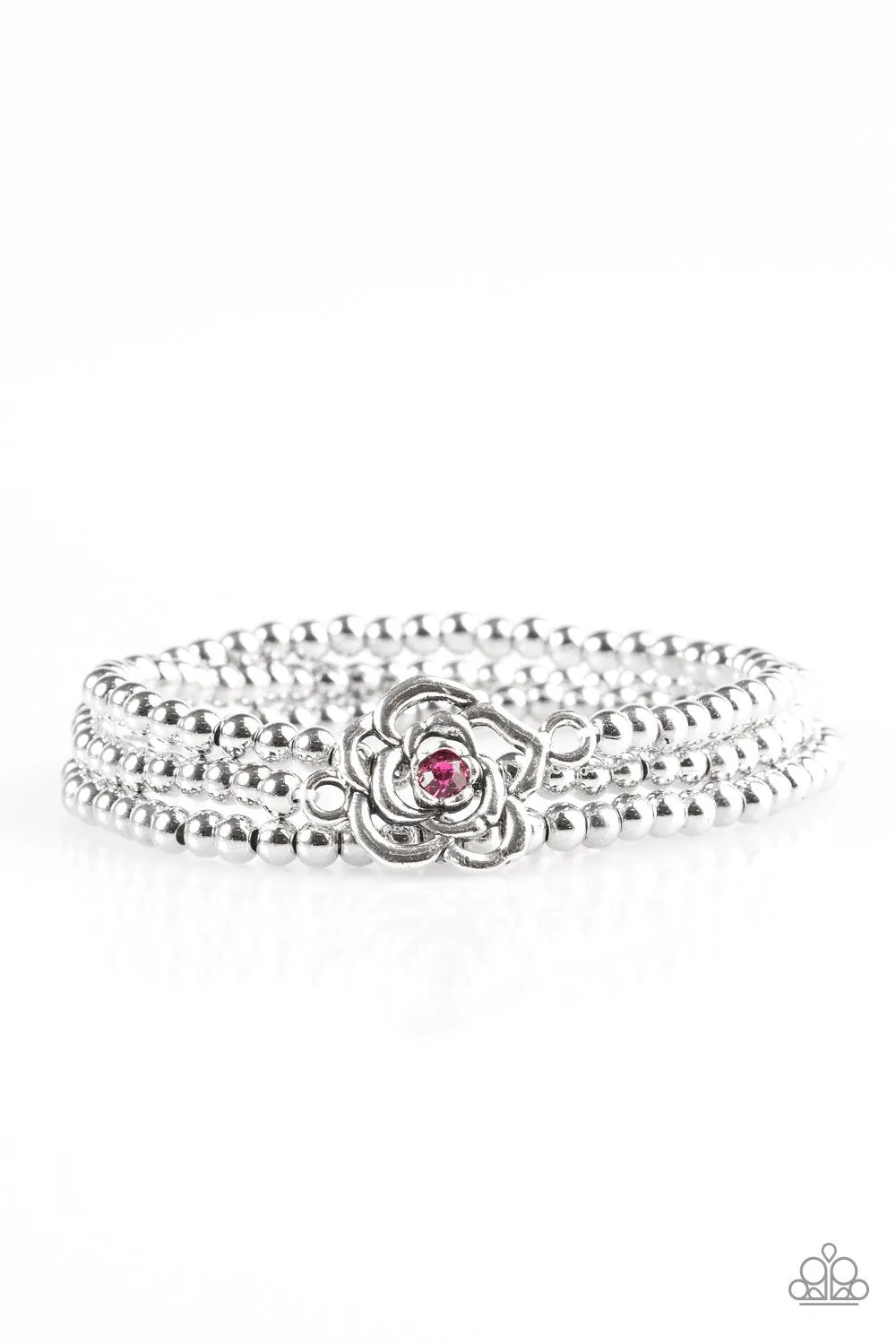 Paparazzi Bracelet ~ Perennial Princess - Pink