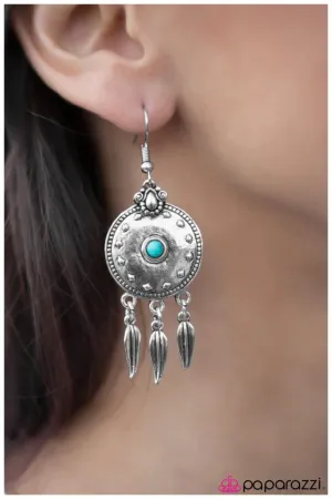 Paparazzi Earring ~ It Was All A Dream - Blue