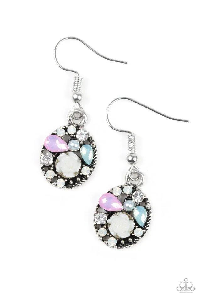 Paparazzi Earring ~ Pretty Perennial - Multi