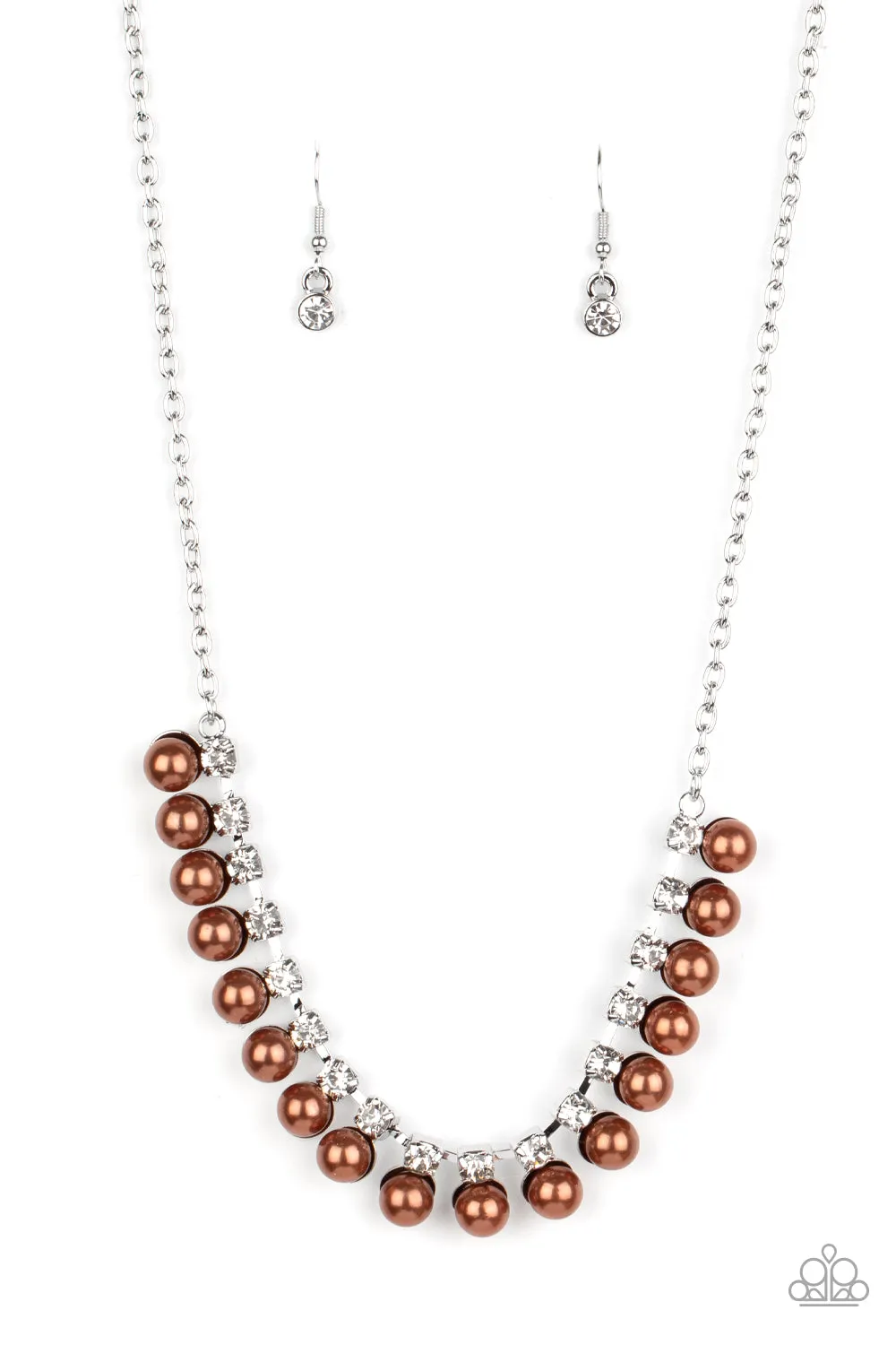 Paparazzi Frozen in TIMELESS Necklace Brown